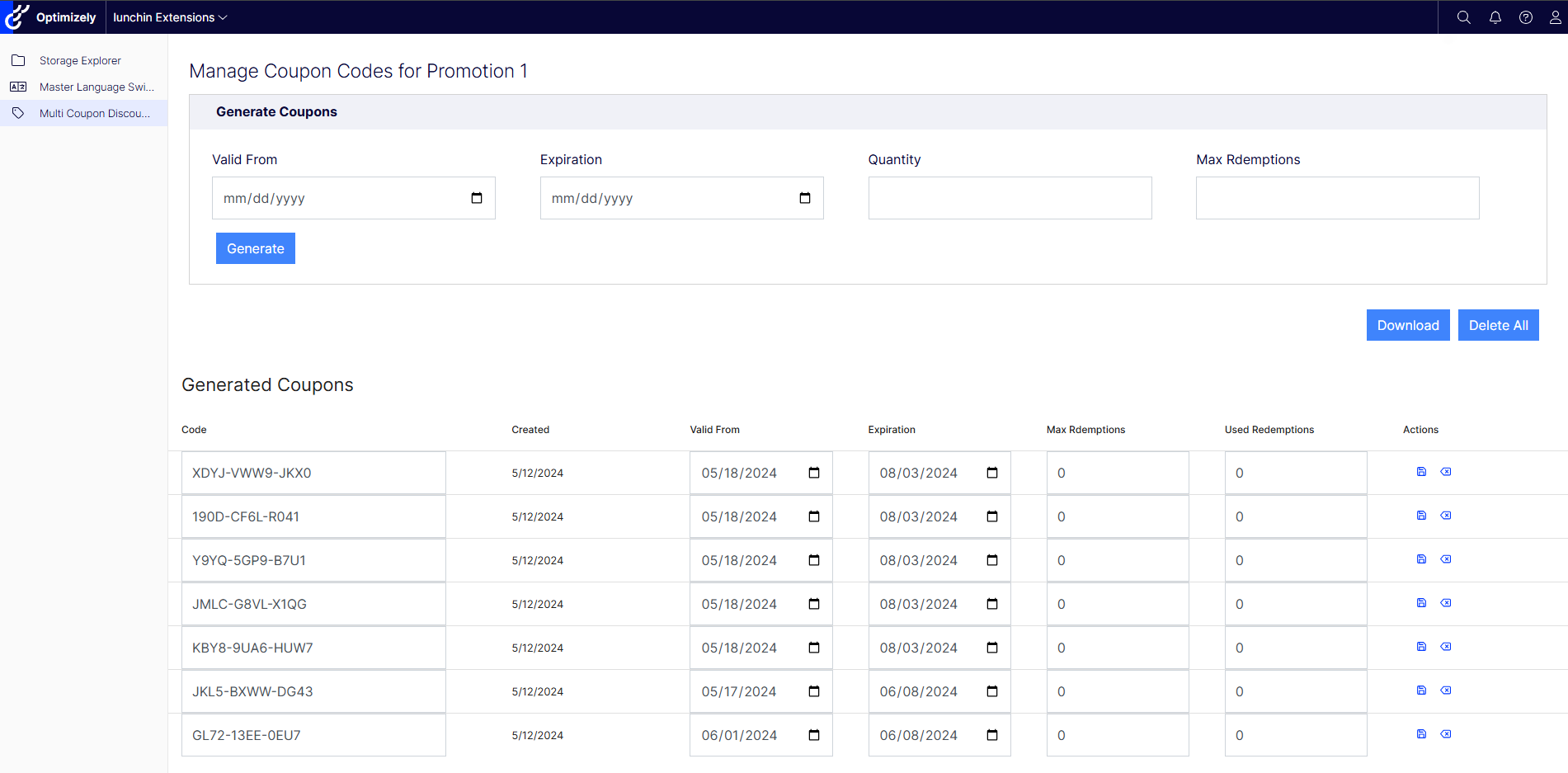 Multi Coupon Provider